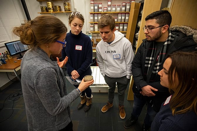 Lab material presented to open house participants